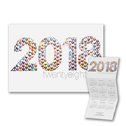 Hexagon Mosaic - Calendar Card